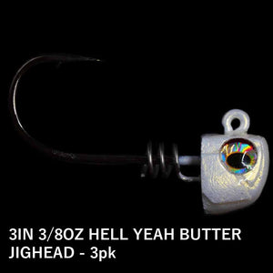 No Live Bait Needed (NLBN) 3" Jig Heads