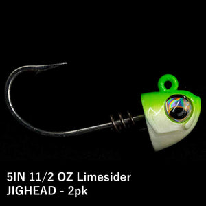 No Live Bait Needed (NLBN) 5" Jig Heads