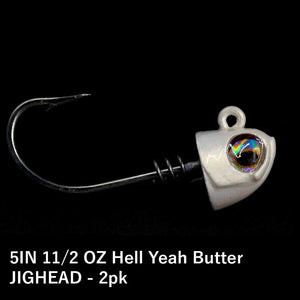 No Live Bait Needed (NLBN) 5" Jig Heads