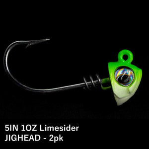 No Live Bait Needed (NLBN) 5" Jig Heads