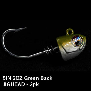 No Live Bait Needed (NLBN) 5" Jig Heads