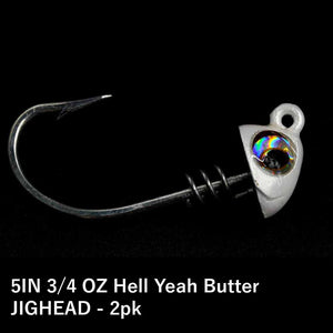 No Live Bait Needed (NLBN) 5" Jig Heads