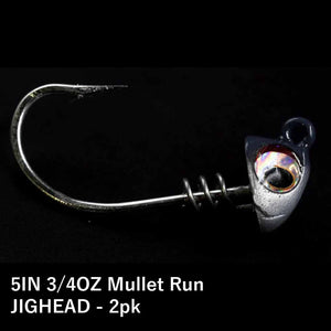 No Live Bait Needed (NLBN) 5" Jig Heads