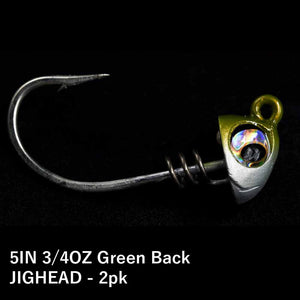 No Live Bait Needed (NLBN) 5" Jig Heads