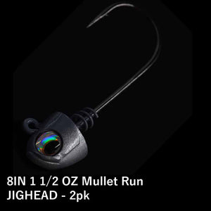 No Live Bait Needed (NLBN) 8" Jig Heads