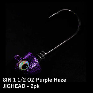 No Live Bait Needed (NLBN) 8" Jig Heads