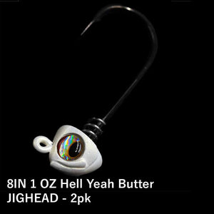 No Live Bait Needed (NLBN) 8" Jig Heads