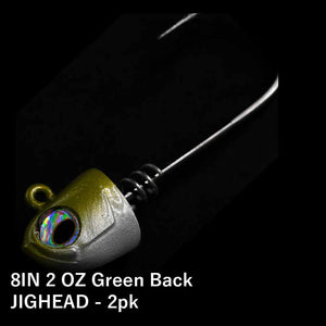 No Live Bait Needed (NLBN) 8" Jig Heads
