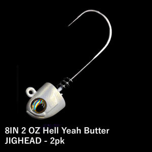 No Live Bait Needed (NLBN) 8" Jig Heads