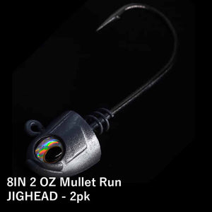 No Live Bait Needed (NLBN) 8" Jig Heads