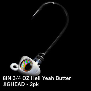 No Live Bait Needed (NLBN) 8" Jig Heads