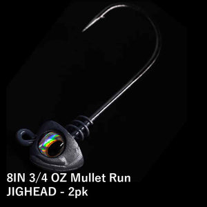 No Live Bait Needed (NLBN) 8" Jig Heads