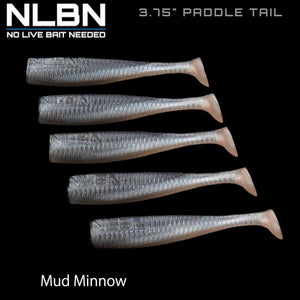 NLBN 3.75" Paddle Tail Swimbaits