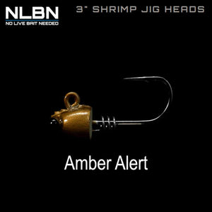 NLBN 3" Shrimp Jig Heads