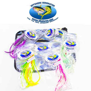 Jaw Lure Offshore Dominator 5Pk Rigged Lure Kit
