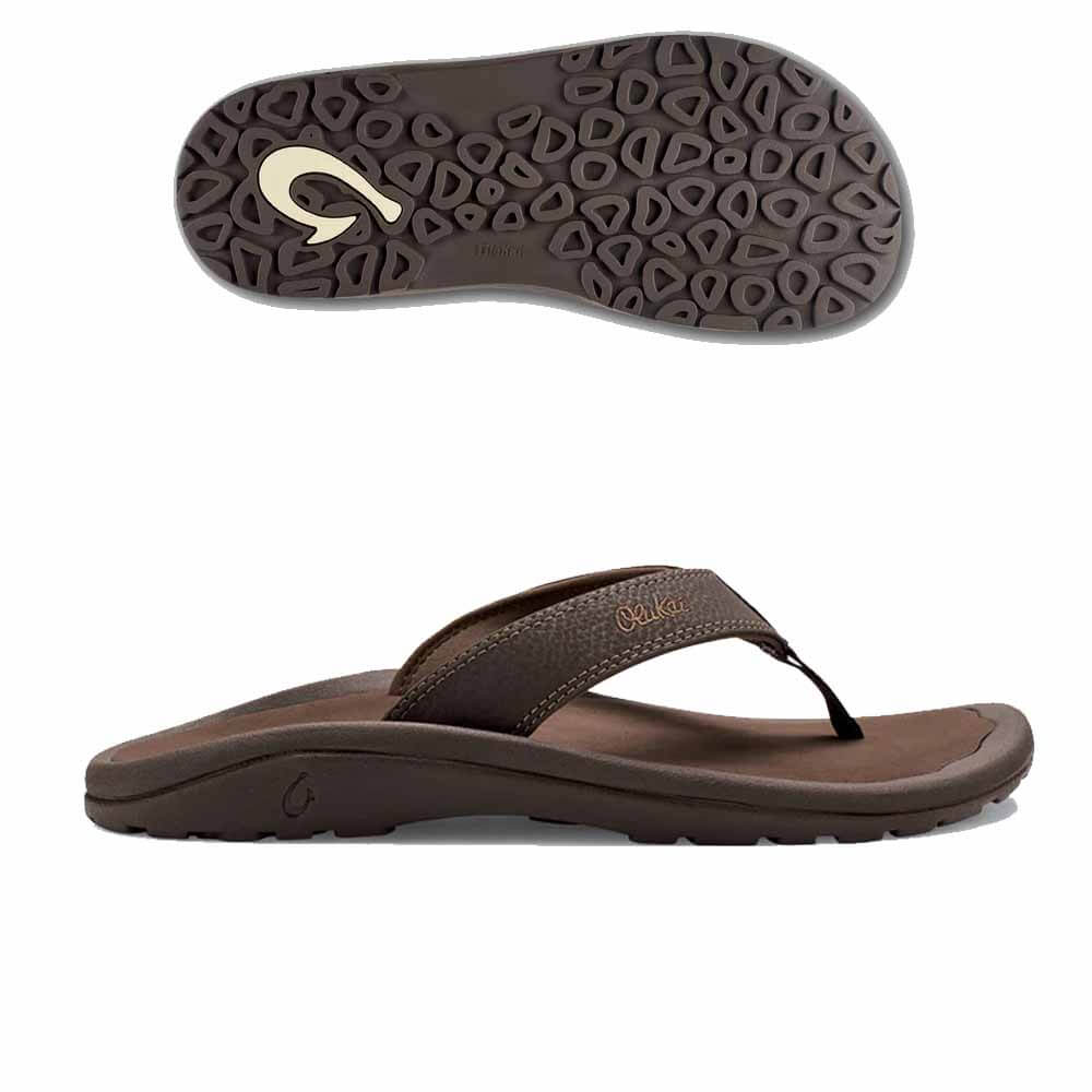 【ohana】 Olukai Ohana Tan/Dark Java Sandal – Capt. Harry's Fishing Supply