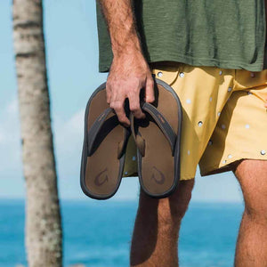 Olukai Ohana Tan/Dark Java Sandal