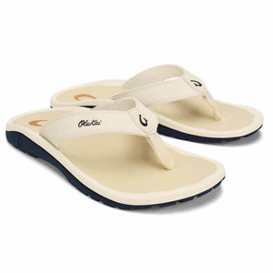 Olukai Ohana White Sand / Deepest Depths Mens Sandal