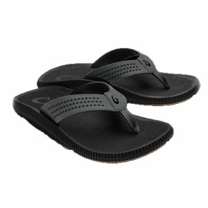 Olukai Dark Shadow Lava Rock Ulele Sandal