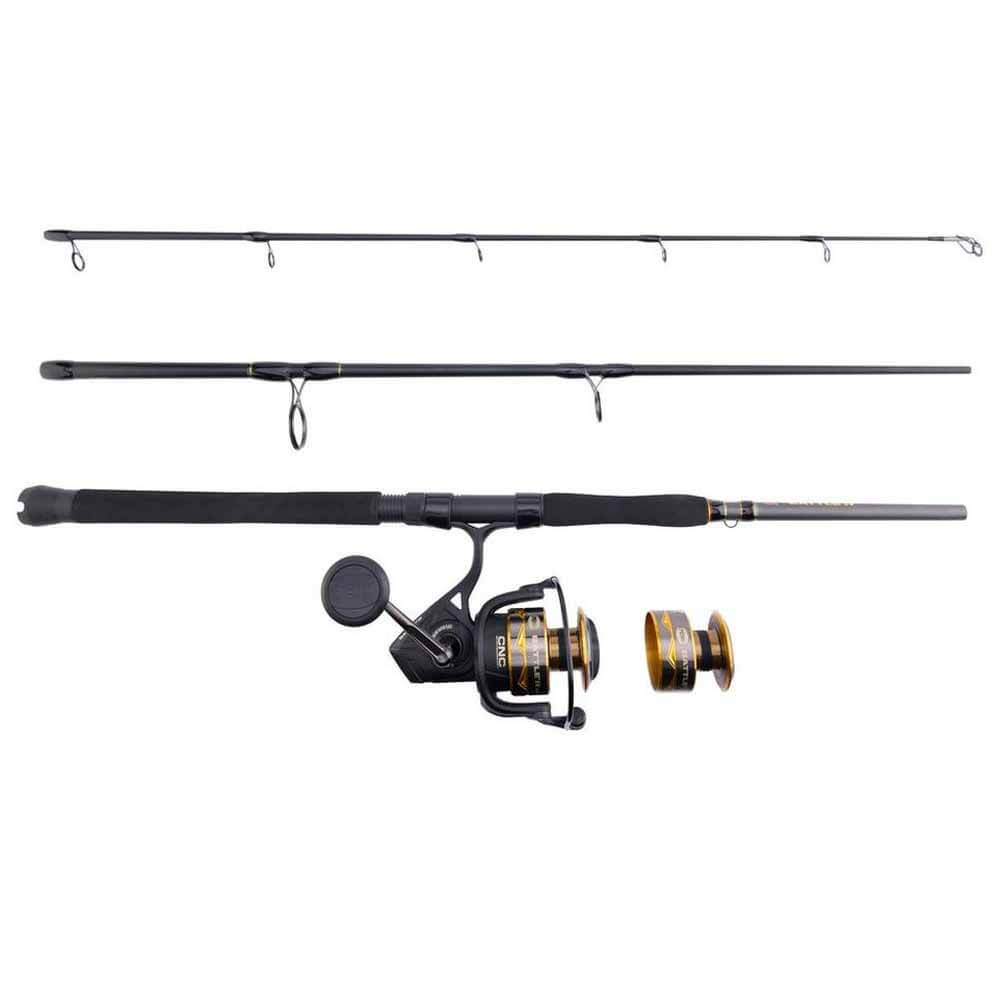 backpacking fishing rod and reel combos Penn BTLIV6000703MHTRVL Battle IV Travel Spinning Combo, 7'Medium