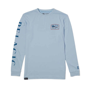 Pelagic Light Blue Aquatek Game Fish Dorado Performance Shirt