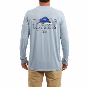 Pelagic Slate Aquatek Sailfish Mind Performance Shirt