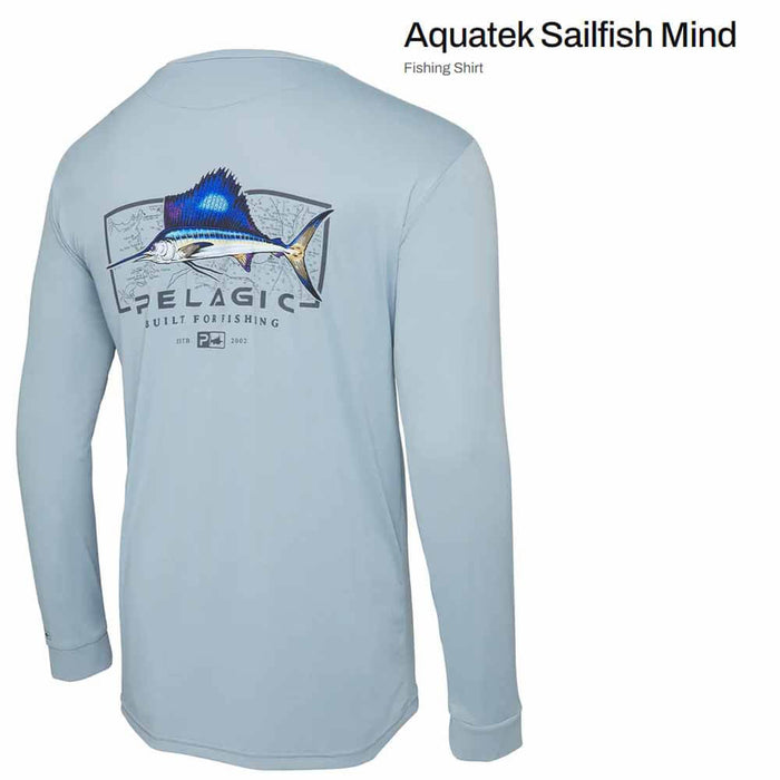 Pelagic Slate Aquatek Sailfish Mind Performance Shirt