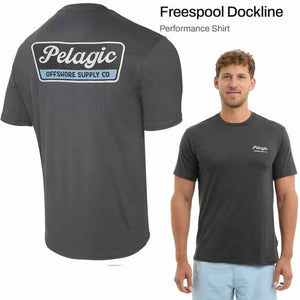 Pelagic Freespool SS Dockline Black Shirt