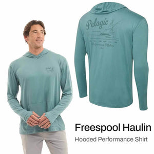 Pelagic Freespool Haulin Hooded Performance Shirt – North Atlantic