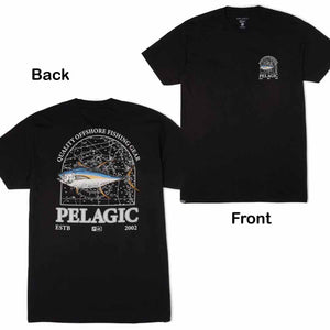 Pelagic Black Mapped YFT S/S Premium T-Shirt