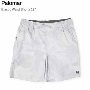 Pelagic Light Gray Brush Camo Palomar 18" Short