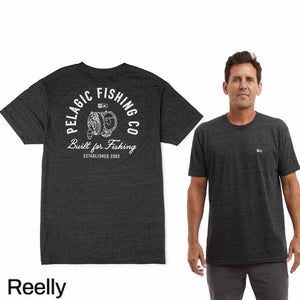 Pelagic Heather Charcoal Reelly S/S Premium T-Shirt