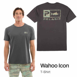 Pelagic Wahoo Icon Premium T-Shirt – Graphite
