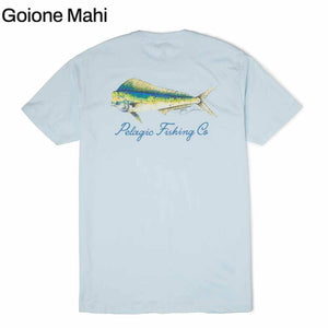 Pelagic Light Blue Goione Mahi S/S Premium T-Shirt