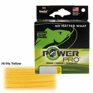 Power Pro 300YD Yellow Hi-Vis Braided Line