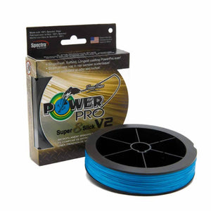 PowerPro 300YDS Blue Super 8 Slick V2 Braided Line