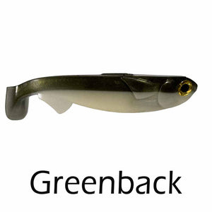 R&R Tackle 6" Tough 1.5OZ Soft Plastic Line Through Swim Bait Lure