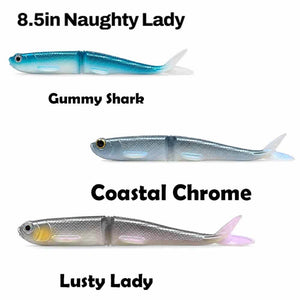 R&R Tackle 8.5" Naughty Lady Glide Bait