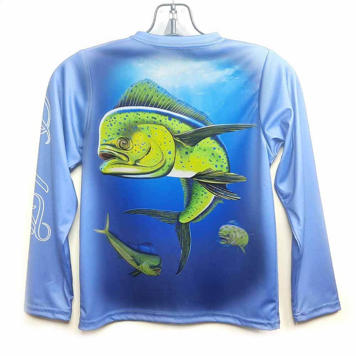 Adult L/S Sailfish Mahi Tuna Performance Shirt UPF50