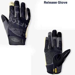 Aftco Black Storm Camo Release Gloves