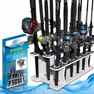 Reel Salty 19 Rod 3 Tier Floor Rack