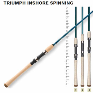 St. Croix Triumph Travel Inshore Spinning Rods