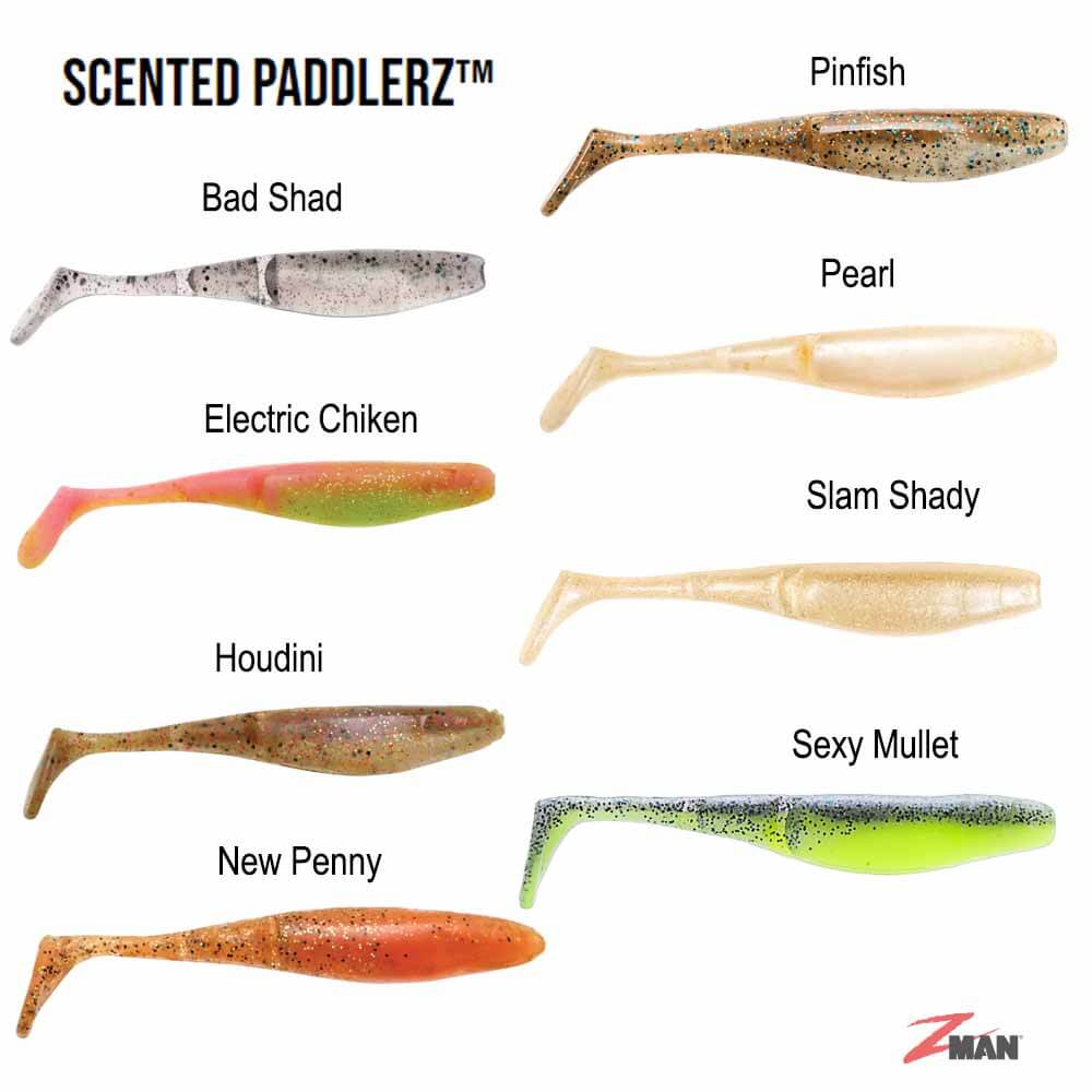 Z-MAN 5IN Scented PaddlerZ – Capt. Harry's Fishing Supply