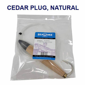 Seaworx 6" Rigged Cedar Plug