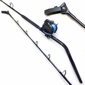 Shimano Beastmaster 9000B And Capt. Harry's Blackout Deep Drop Rod Combo With Braid