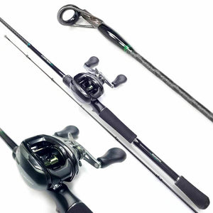 Shimano Curado M 200HG Baitcasting Reel And Shimano Curado 72MA Baitcasting Rod Combo
