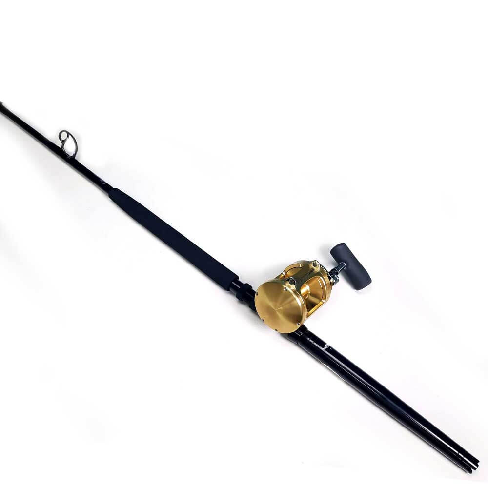 best shimano rod to pair with a tiagra 130 30 And Capt. Harry's CHPLANER Conventional Combo Hand-Built Fly Rods for exclusive high Color:Inshore Gray carpfishing