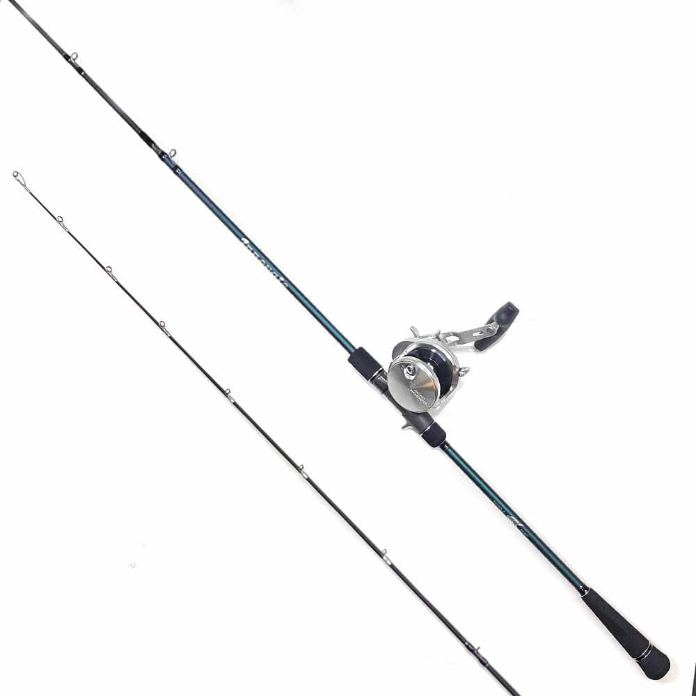 electric jigger fishing pole SPJ Deep Drop Combo - Right Handed / Temple Reef INNOVATE 8'0" 100g-400g / 20lb smooth carbon drag system Ice Fishing Auto Jigger RM-03