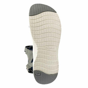 Skuze Cabo 4 Point Grey & Navy Strap Sandal