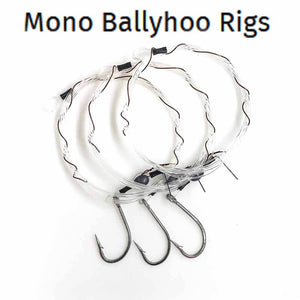 Tackle Crafters Ballyhoo Mono 1 Hook Rig